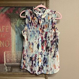 Liz Claiborne Multicolor Sleeveless Women's Blouse